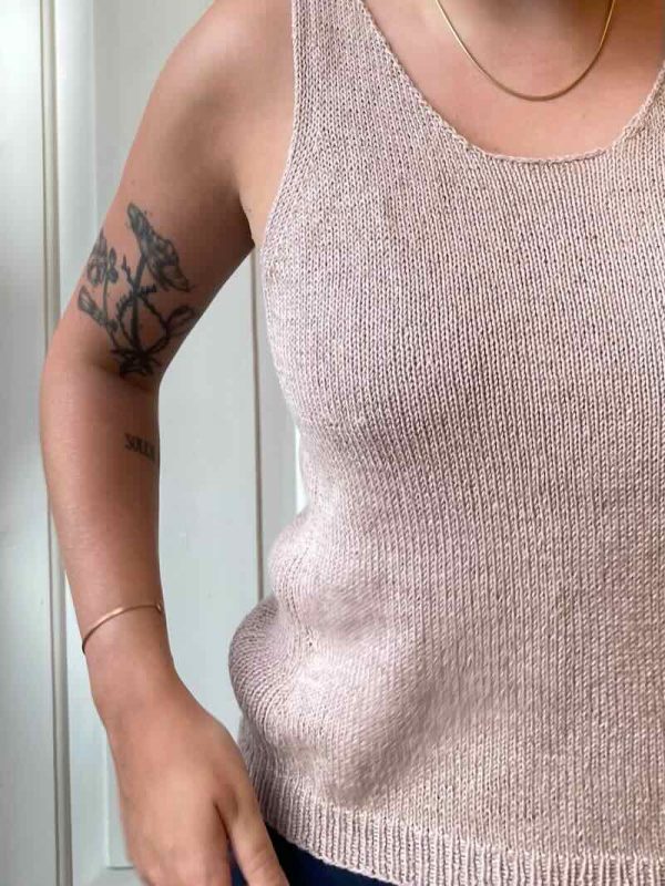 Ane Sommertop med rib af Ãnling, No 21 + No 13 kit